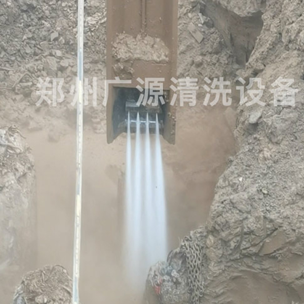 320升大流量高壓水刀引孔打樁設備